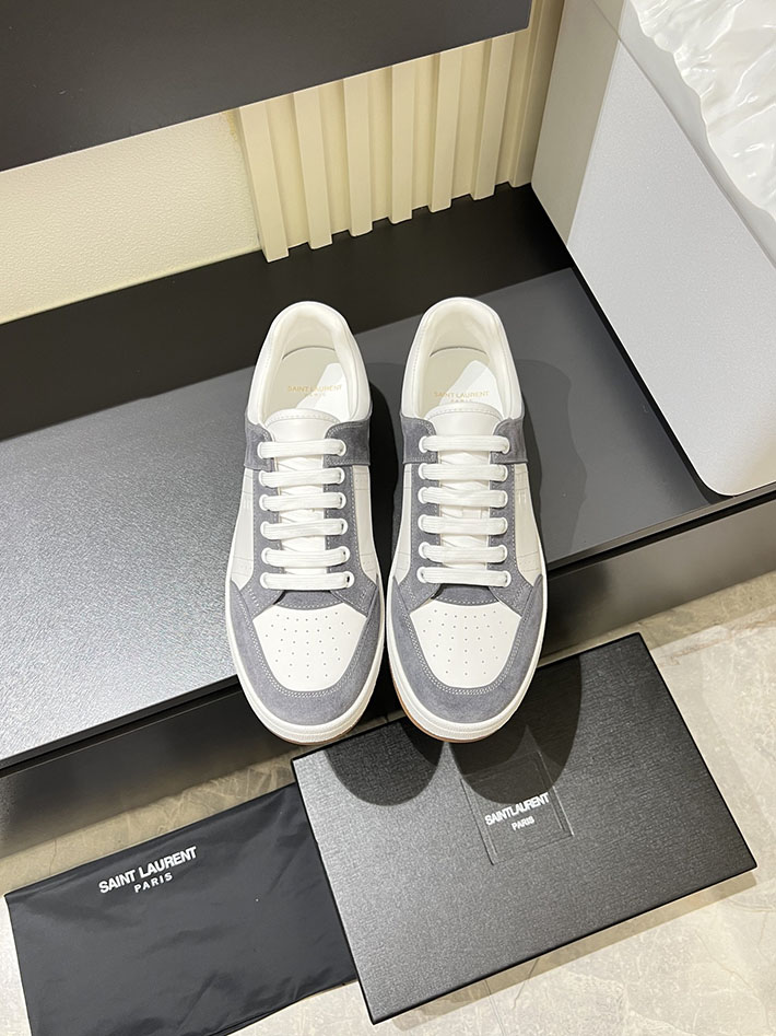 最高級サンローランスーパーコピー Saint Laurent SL/61 ロートップ スニーカー LOW-TOP SNEAKERS 2629109 スニーカー メンズ おしゃれ 40代 - 画像 (2)