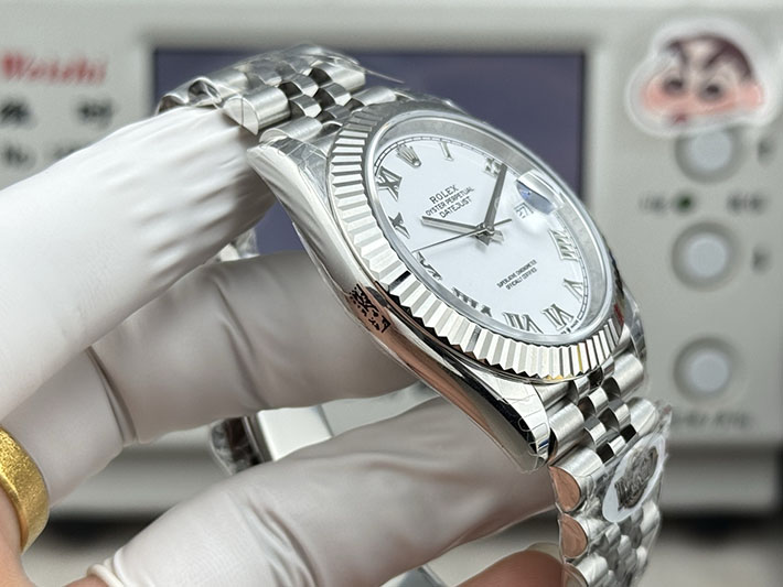 最高級ロレックススーパーコピー ROLEX デイトジャスト41 WGベゼル ホワイト メンズ Ref.126334 ロレックス デイトジャスト 41 - 画像 (4)