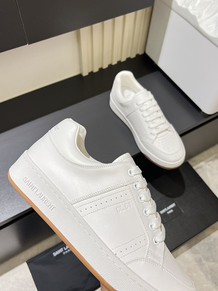 最高級サンローランスーパーコピー Saint Laurent SL/61 ロートップ スニーカー LOW-TOP SNEAKERS 2629110 スニーカー メンズ おしゃれ 20代 - 画像 (4)