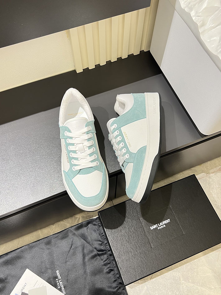 最高級サンローランスーパーコピー Saint Laurent SL/61 ロートップ スニーカー LOW-TOP SNEAKERS 2629112 流行りのスニーカー メンズ - 画像 (8)