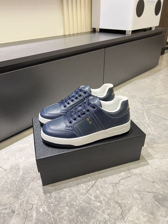 最高級サンローランスーパーコピー Saint Laurent SL/61 ロートップ スニーカー LOW-TOP SNEAKERS 2629116 スニーカー 安い メンズ - 画像 (9)