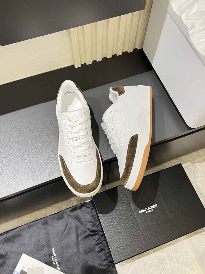 最高級サンローランスーパーコピー Saint Laurent SL/61 ロートップ スニーカー LOW-TOP SNEAKERS 2629129 品揃え豊富な靴屋 大阪 - 画像 (8)