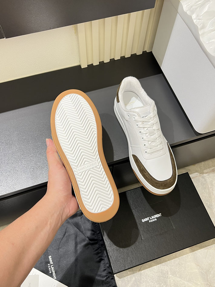 最高級サンローランスーパーコピー Saint Laurent SL/61 ロートップ スニーカー LOW-TOP SNEAKERS 2629129 品揃え豊富な靴屋 大阪 - 画像 (5)