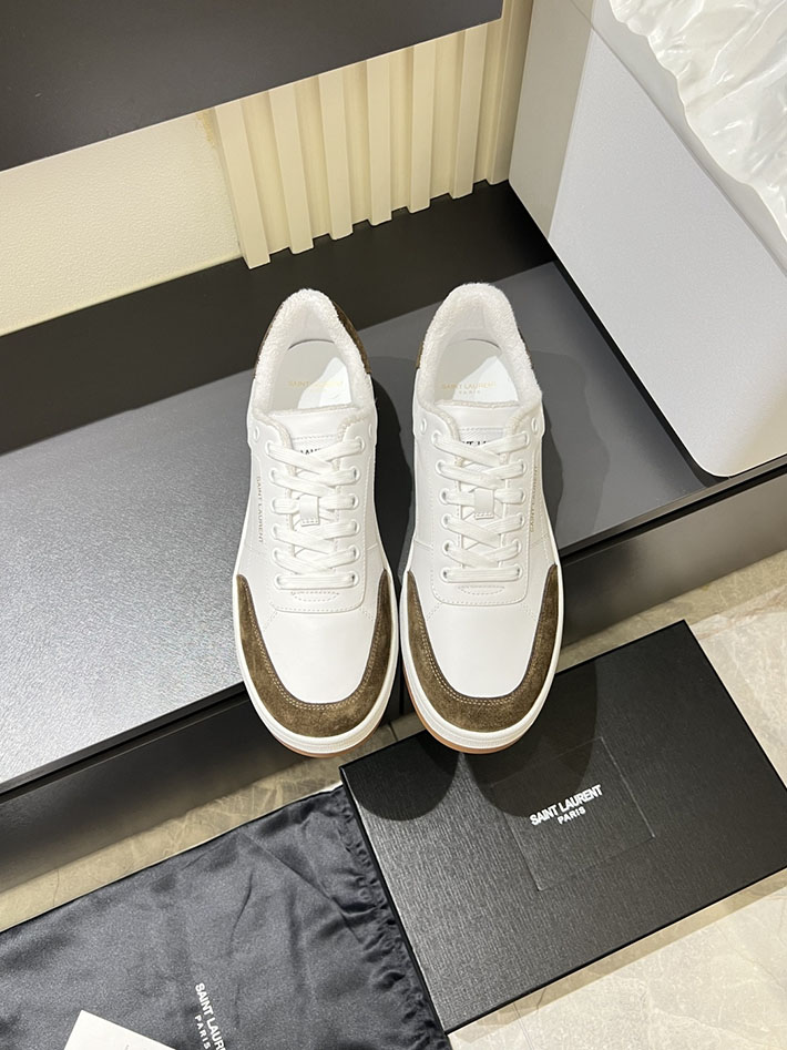 最高級サンローランスーパーコピー Saint Laurent SL/61 ロートップ スニーカー LOW-TOP SNEAKERS 2629129 品揃え豊富な靴屋 大阪 - 画像 (2)