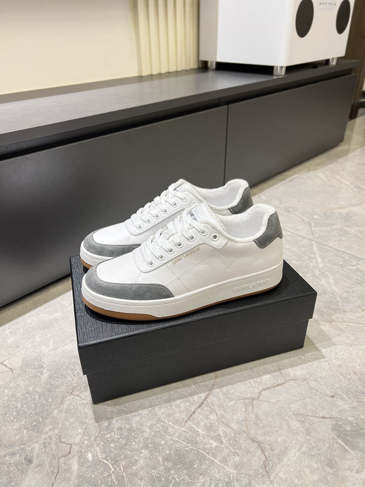 最高級サンローランスーパーコピー Saint Laurent SL/61 ロートップ スニーカー LOW-TOP SNEAKERS 2629130 靴 おしゃれメンズ - 画像 (9)