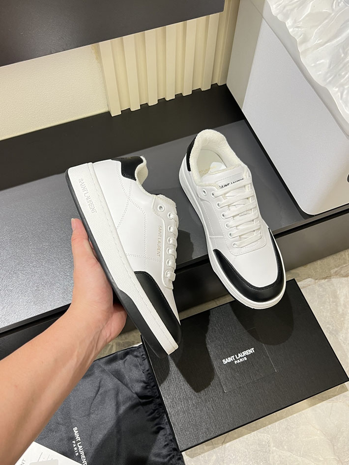 最高級サンローランスーパーコピー Saint Laurent SL/61 ロートップ スニーカー LOW-TOP SNEAKERS 2629132 カジュアルシューズ メンズ 人気 - 画像 (6)