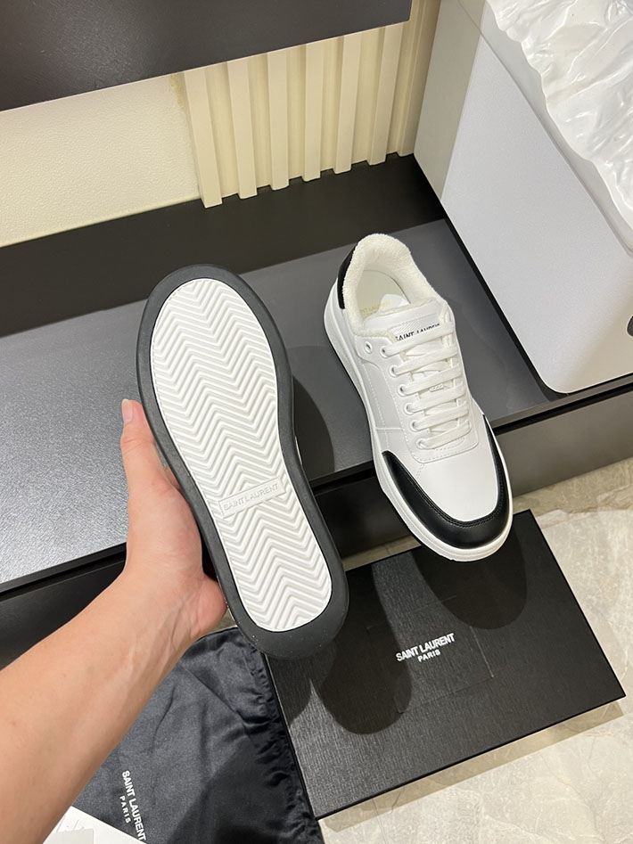 最高級サンローランスーパーコピー Saint Laurent SL/61 ロートップ スニーカー LOW-TOP SNEAKERS 2629132 カジュアルシューズ メンズ 人気 - 画像 (5)