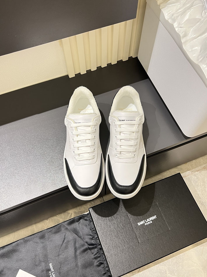 最高級サンローランスーパーコピー Saint Laurent SL/61 ロートップ スニーカー LOW-TOP SNEAKERS 2629132 カジュアルシューズ メンズ 人気 - 画像 (2)