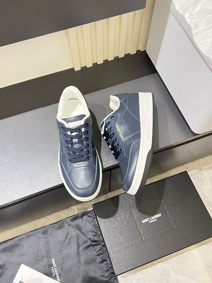 最高級サンローランスーパーコピー Saint Laurent SL/61 ロートップ スニーカー LOW-TOP SNEAKERS 2629133 50代 靴 メンズ カジュアル - 画像 (8)