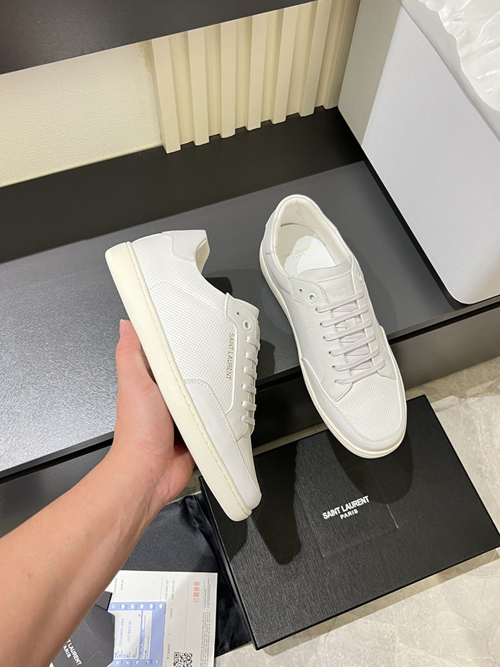 最高級サンローランスーパーコピー コート クラシック スニーカー メンズ COURT CLASSIC SL/10 2629141 サン ローラン スニーカー 白 - 画像 (6)