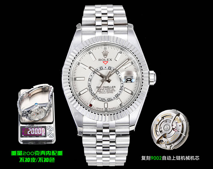 最高級ロレックススーパーコピー ROLEX Sky Dweller スカイドゥエラー ホワイト Ref.336934 ロレックス スカイ ドゥ エラー 定価 - 画像 (3)