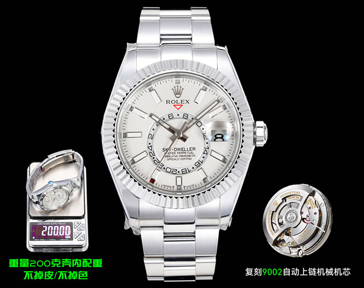 最高級ロレックススーパーコピー ROLEX Sky Dweller スカイドゥエラー ホワイト 2630145 ロレックス 腕時計 値段 - 画像 (3)
