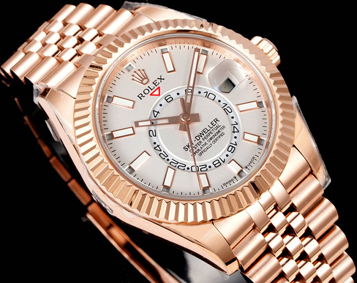 最高級ロレックススーパーコピー ROLEX スカイドゥエラー エバーローズゴールド ホワイト Ref.326935 ロレックス 値段一覧 - 画像 (2)