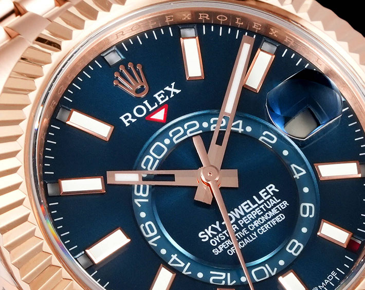 最高級ロレックススーパーコピー ROLEX スカイドゥエラー エバーローズゴールド ブルーグリーン Ref.336935 ロレックス 時計 メンズ 人気 - 画像 (9)