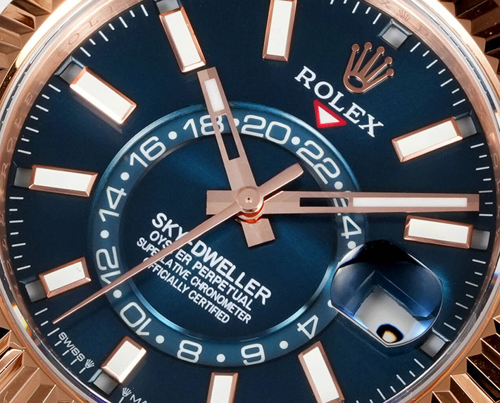 最高級ロレックススーパーコピー ROLEX スカイドゥエラー エバーローズゴールド ブライトブルー 2630155 ロレックス 時計 安い順 - 画像 (9)