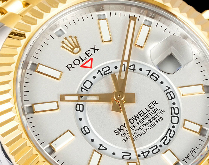 最高級ロレックススーパーコピー ROLEX スカイドゥエラー ステンレス イエローゴールド ホワイト Ref.336933 ロレックス 安い 本物 - 画像 (9)