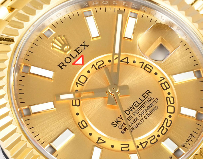 最高級ロレックススーパーコピー ROLEX スカイドゥエラー ステンレス イエローゴールド シャンパン 2630158 ロレックス 安いモデル メンズ - 画像 (9)