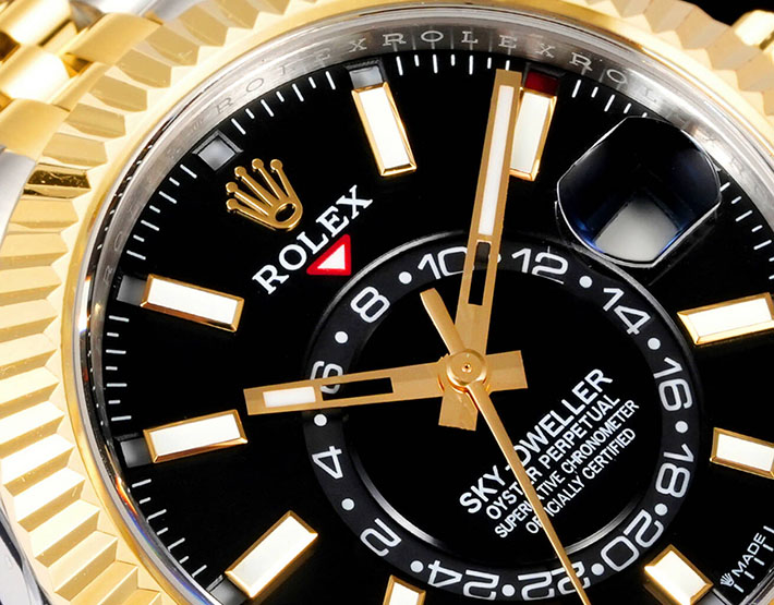 最高級ロレックススーパーコピー ROLEX スカイドゥエラー ステンレス イエローゴールド ブライトブラック 2630159 メンズ ロレックス 値段 - 画像 (9)