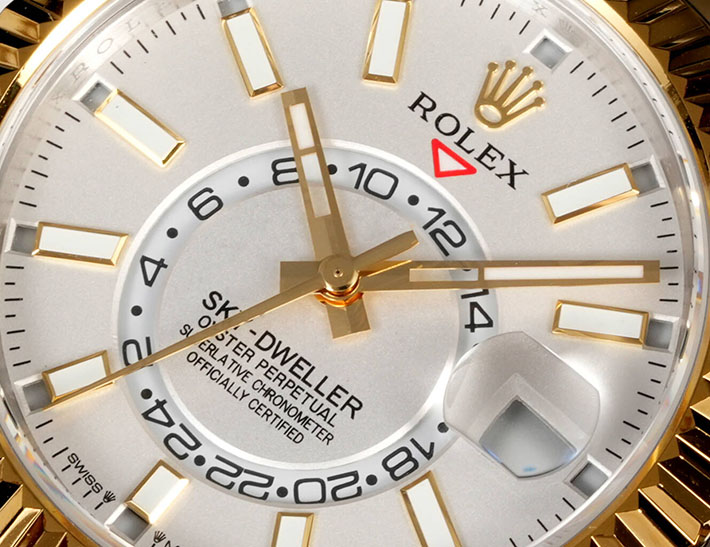最高級ロレックススーパーコピー ROLEX スカイドゥエラー ステンレス イエローゴールド ホワイト Ref.326933 高級時計 ランキング メンズ - 画像 (9)