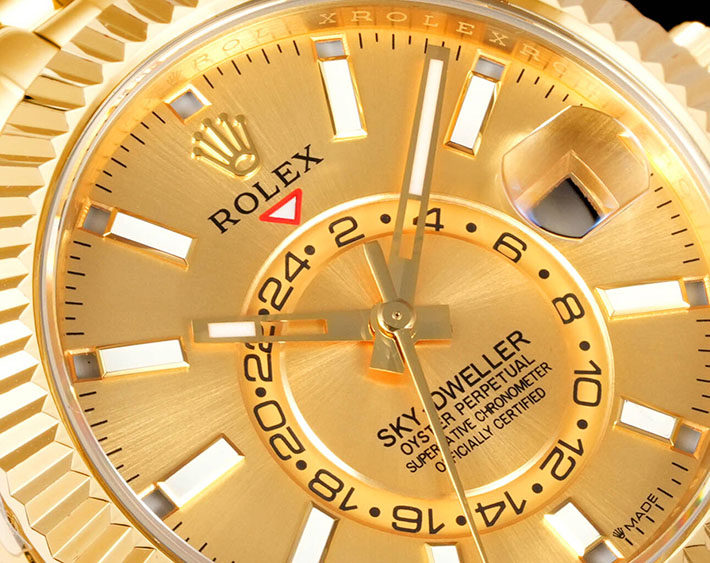 最高級ロレックススーパーコピー ROLEX 42mm スカイドゥエラー イエローゴールド シャンパン Ref.336938 ロレックス コピー 店舗 - 画像 (9)