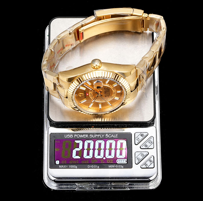 最高級ロレックススーパーコピー ROLEX 42mm メンズ スカイドゥエラー イエローゴールド シャンパン 2630168 ロレックス コピー 店舗 - 画像 (4)