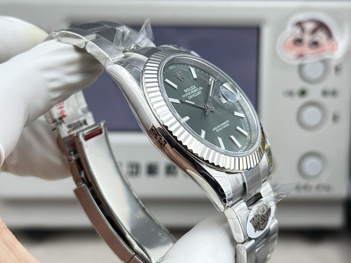 最高級ロレックススーパーコピー ROLEX デイトジャスト41 ステンレス ホワイトゴールド グレー 2630175 ロレックス デイトジャスト 値段 - 画像 (5)