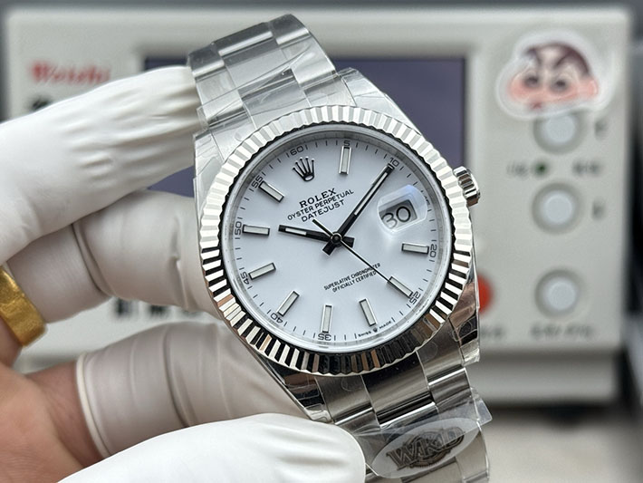 最高級ロレックススーパーコピー ROLEX デイトジャスト41 ステンレス ホワイトゴールド ホワイト 2630176 デイトジャスト41 定価 - 画像 (8)