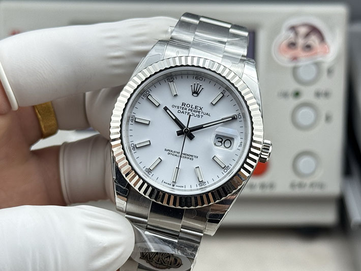 最高級ロレックススーパーコピー ROLEX デイトジャスト41 ステンレス ホワイトゴールド ホワイト 2630176 デイトジャスト41 定価 - 画像 (7)