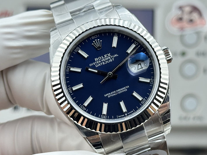 最高級ロレックススーパーコピー ROLEX デイトジャスト41 ステンレス ホワイトゴールド ブルー 2630177 デイトジャスト 41 ブルー - 画像 (6)