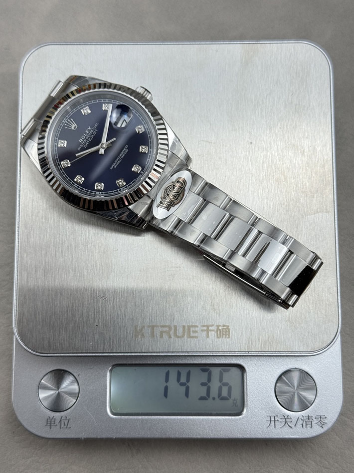 最高級ロレックススーパーコピー ROLEX デイトジャスト41 ダイヤモンド ホワイトゴールド ネイビー 2630181 ロレックス 時計 値段 - 画像 (3)