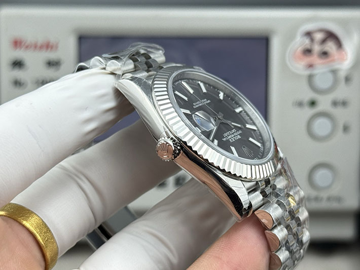 最高級ロレックススーパーコピー ROLEX デイトジャスト41 スレートローマ オイスター ステンレススチール ブラック 2630185 ロレックス コピー 工場 - 画像 (4)