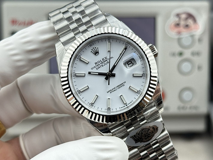 最高級ロレックススーパーコピー ROLEX デイトジャスト41 126334 ジュビリーブレス メンズ 腕時計 ホワイト 2630186 ロレックス コピー 店舗 - 画像 (8)