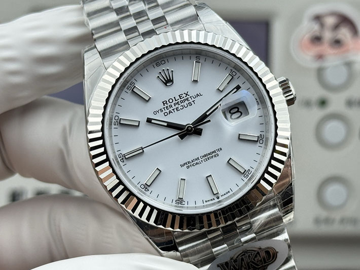 最高級ロレックススーパーコピー ROLEX デイトジャスト41 126334 ジュビリーブレス メンズ 腕時計 ホワイト 2630186 ロレックス コピー 店舗 - 画像 (6)