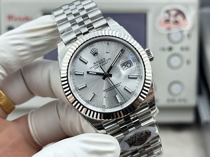 最高級ロレックススーパーコピー ROLEX デイトジャスト41 126334 ジュビリーブレス メンズ 腕時計 シルバー 2630188 ロレックスコピー評判 - 画像 (8)