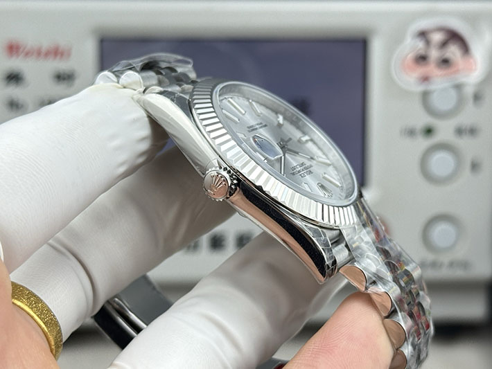最高級ロレックススーパーコピー ROLEX デイトジャスト41 126334 ジュビリーブレス メンズ 腕時計 シルバー 2630188 ロレックスコピー評判 - 画像 (4)