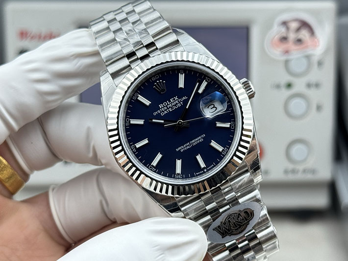 最高級ロレックススーパーコピー ROLEX デイトジャスト41 126334 ジュビリーブレス メンズ 腕時計 ネイビー 2630190 ロレックススーパーコピー池袋 - 画像 (8)