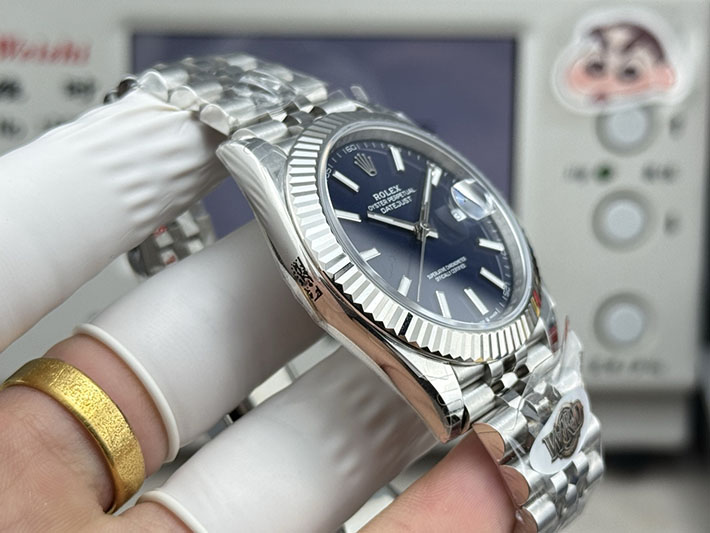 最高級ロレックススーパーコピー ROLEX デイトジャスト41 126334 ジュビリーブレス メンズ 腕時計 ネイビー 2630190 ロレックススーパーコピー池袋 - 画像 (5)