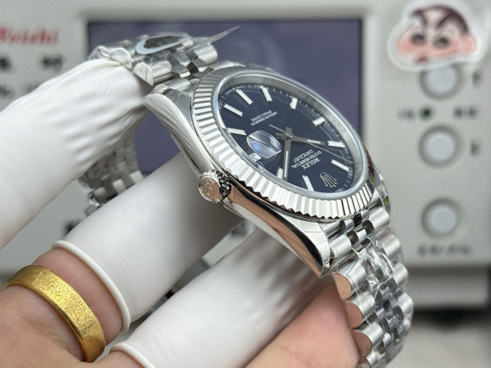 最高級ロレックススーパーコピー ROLEX デイトジャスト41 126334 ジュビリーブレス メンズ 腕時計 ネイビー 2630190 ロレックススーパーコピー池袋 - 画像 (4)
