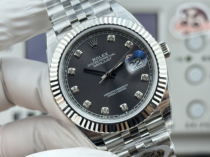 最高級ロレックススーパーコピー ROLEX デイトジャスト41 126334 ジュビリーブレス メンズ 腕時計 グレー 2630191 スーパーコピー時計 ロレックス - 画像 (6)