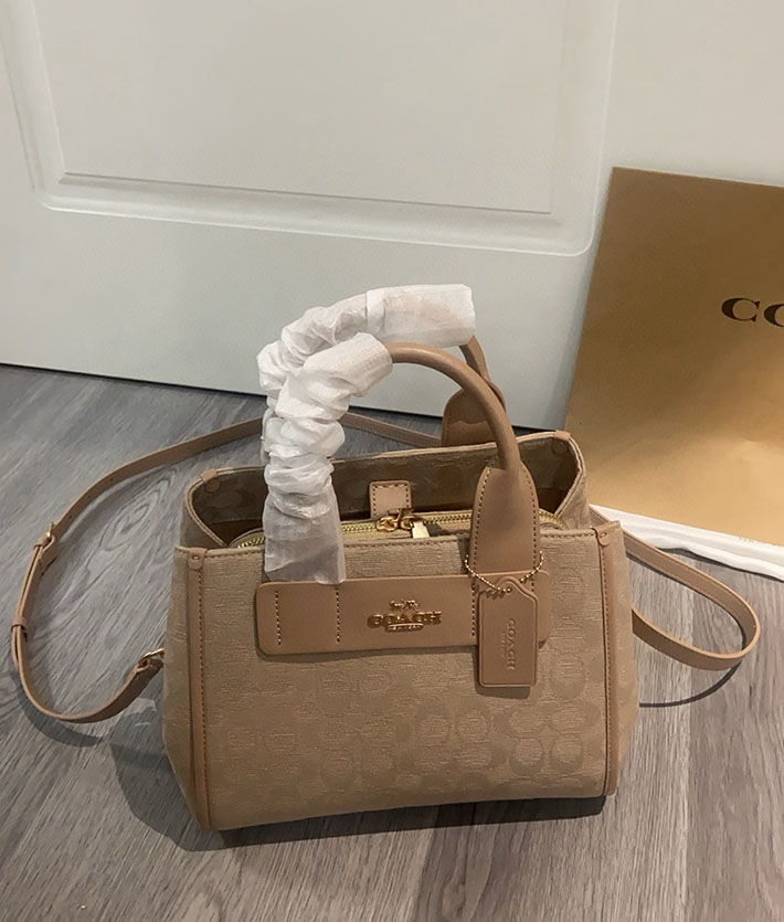 最高級コーチスーパーコピー COACH カーリー キャリーオール バッグ ダーク ナチュラル マルチ CAL03 IMLG6 コーチ バッグ 人気 - 画像 (8)