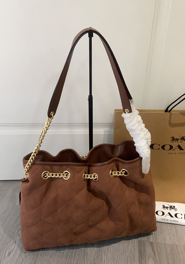 最高級コーチスーパーコピー COACH エヴリン ショルダー バッグ・キルティング ブラウン 2630231 コーチ バッグ 斜 めがけ 人気 - 画像 (9)