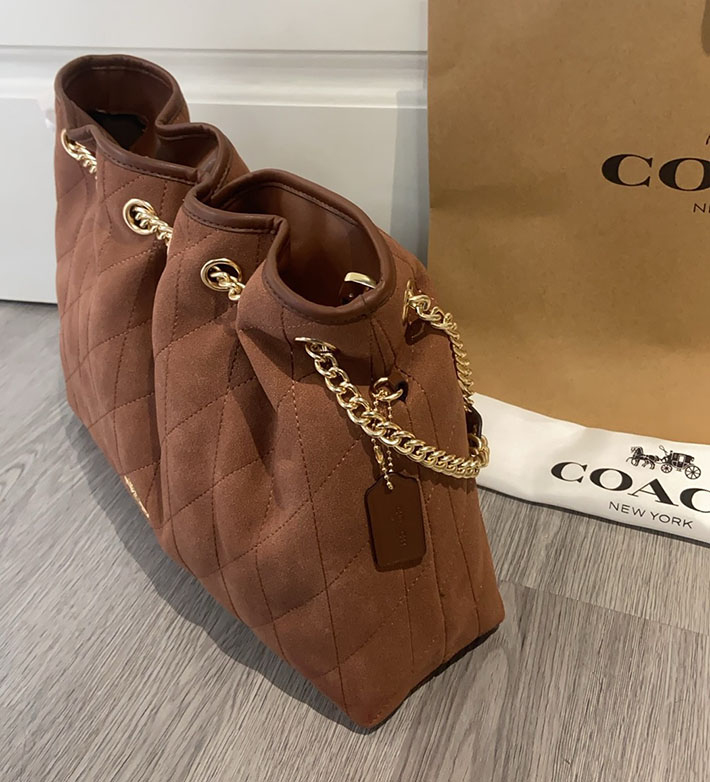 最高級コーチスーパーコピー COACH エヴリン ショルダー バッグ・キルティング ブラウン 2630231 コーチ バッグ 斜 めがけ 人気 - 画像 (5)