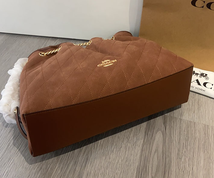 最高級コーチスーパーコピー COACH エヴリン ショルダー バッグ・キルティング ブラウン 2630231 コーチ バッグ 斜 めがけ 人気 - 画像 (4)