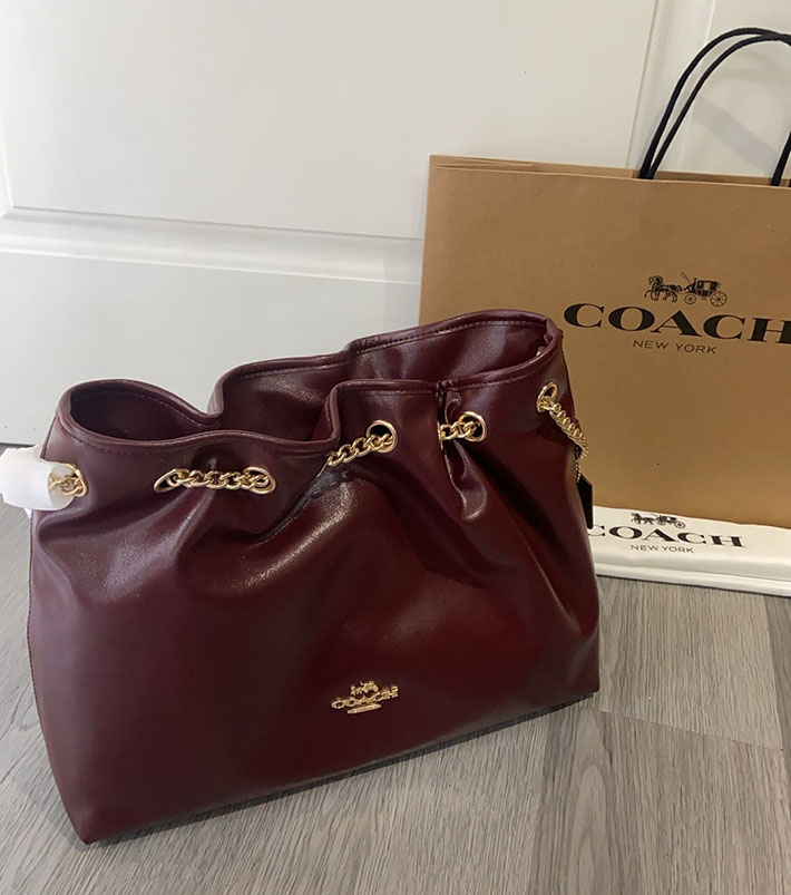 最高級コーチスーパーコピー COACH エヴリン ショルダー バッグ・キルティング メイプル CDR00 SVMPL コーチ バッグ 斜 めがけ 新作 - 画像 (7)
