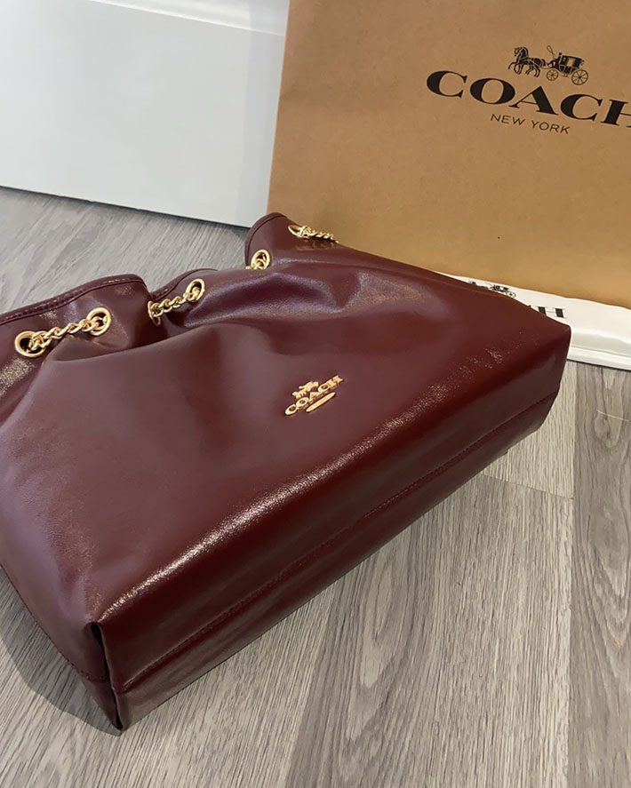 最高級コーチスーパーコピー COACH エヴリン ショルダー バッグ・キルティング メイプル CDR00 SVMPL コーチ バッグ 斜 めがけ 新作 - 画像 (4)