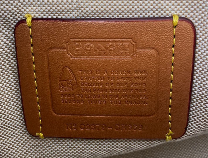 最高級コーチスーパーコピー COACH CR699 ソーホー ワンショルダーバッグ ソーホーバッグ チョーク 2629240 レディース コーチ バッグ 斜 めがけ 人気 - 画像 (2)
