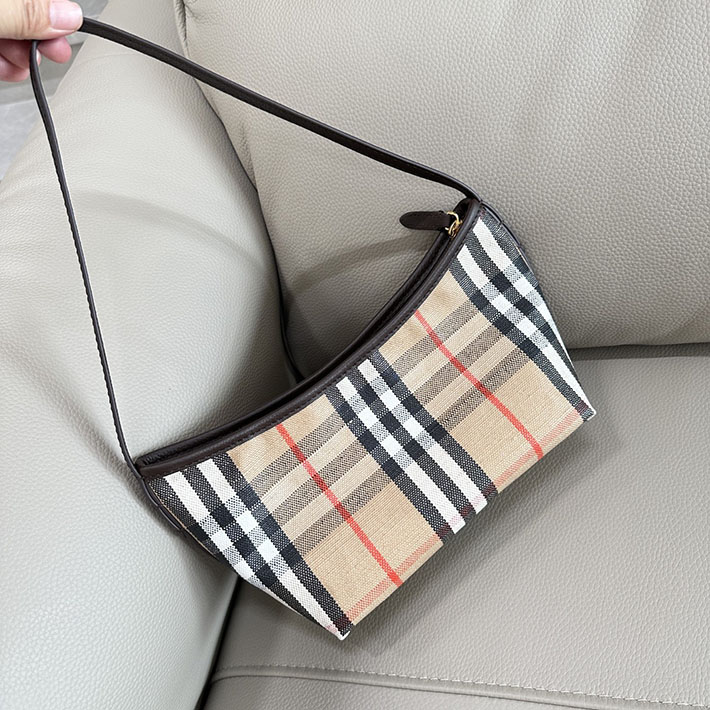 最高級バーバリースーパーコピー Burberry Mini Check ミニ ハイランド ショルダーバッグ ブラウン 2629246 バーバリー バッグ アウトレット - 画像 (9)
