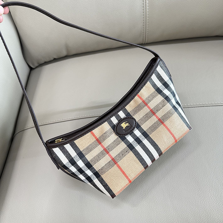 最高級バーバリースーパーコピー Burberry Mini Check ミニ ハイランド ショルダーバッグ ブラウン 2629246 バーバリー バッグ アウトレット - 画像 (8)
