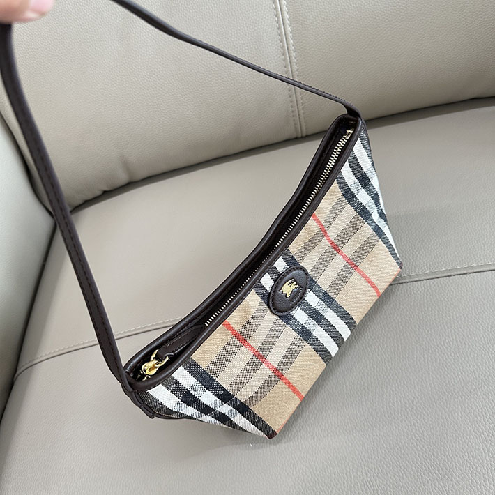 最高級バーバリースーパーコピー Burberry Mini Check ミニ ハイランド ショルダーバッグ ブラウン 2629246 バーバリー バッグ アウトレット - 画像 (5)