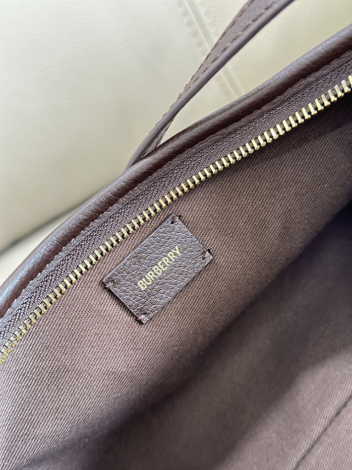 最高級バーバリースーパーコピー Burberry Mini Check ミニ ハイランド ショルダーバッグ ブラウン 2629246 バーバリー バッグ アウトレット - 画像 (4)